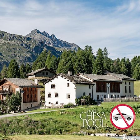 Hotel Chesa Pool Sils Maria Dış mekan fotoğraf
