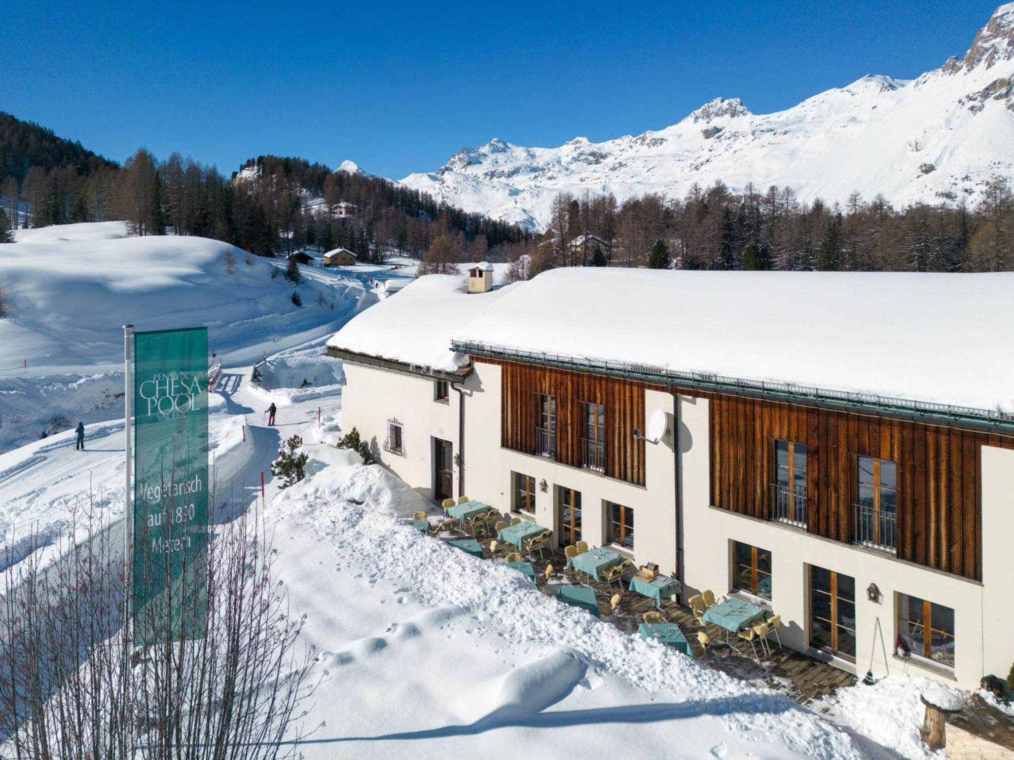 Hotel Chesa Pool Sils Maria Dış mekan fotoğraf