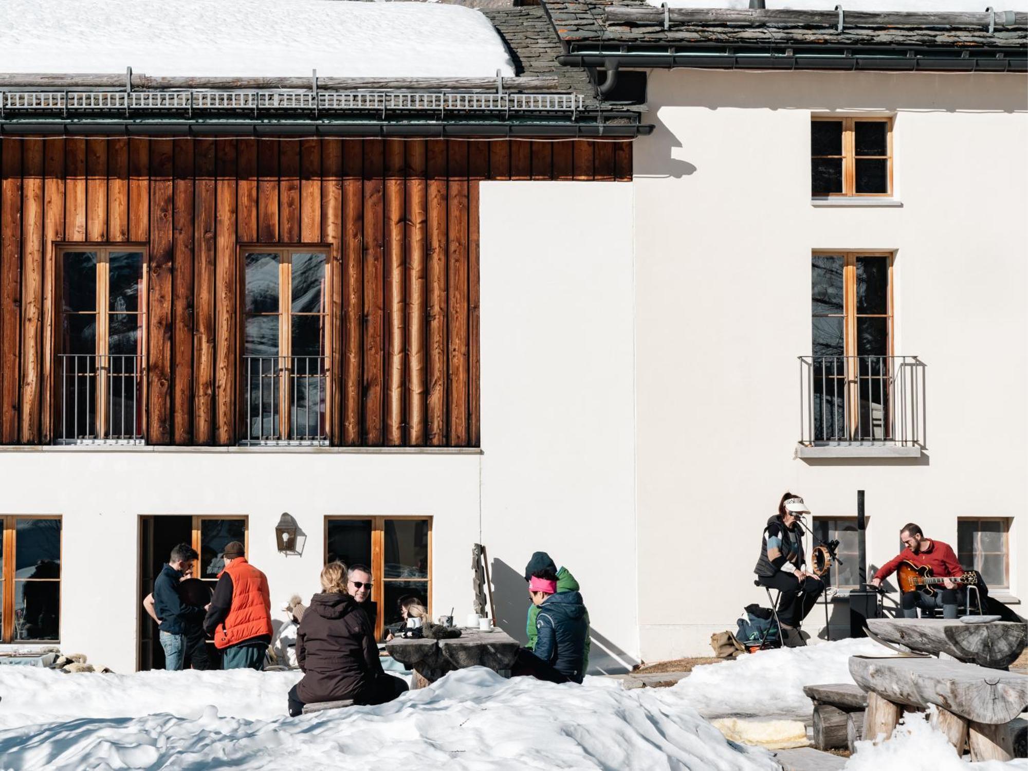 Hotel Chesa Pool Sils Maria Dış mekan fotoğraf