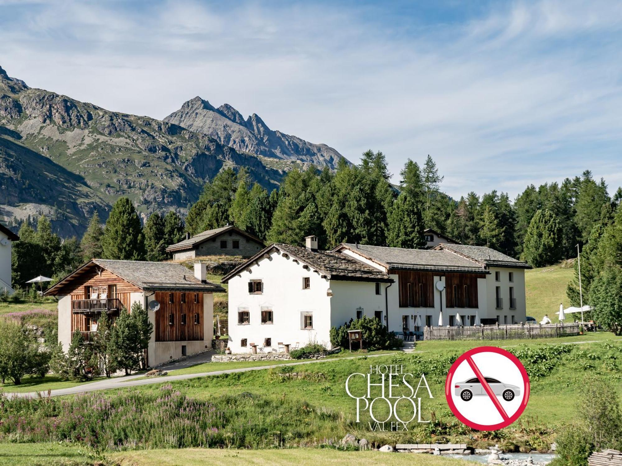 Hotel Chesa Pool Sils Maria Dış mekan fotoğraf